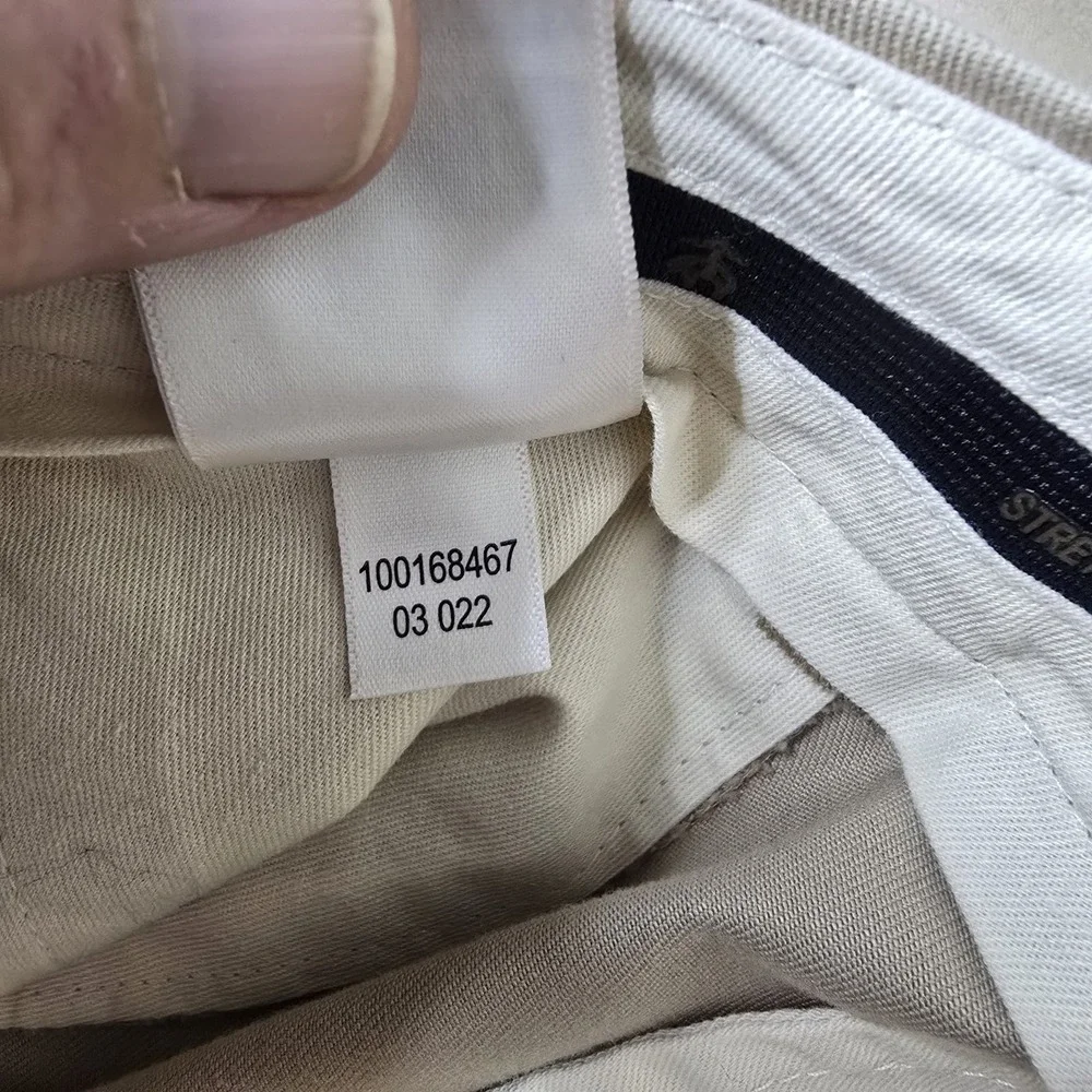 Brooks Brothers Pants Men 38x30 Beige Advantage Chino Stretch Clark Fit Straight